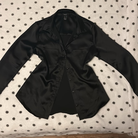 Black Forever 21 Blouse - Picture 1 of 3